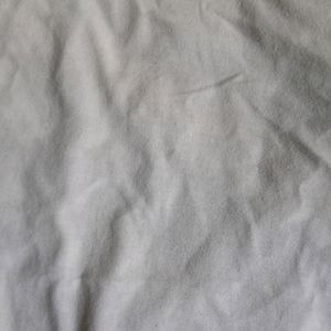 WHITE HENLEY FULL T-SHIRT