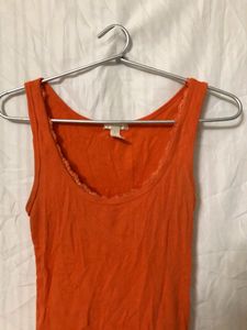 Sleeveless Basic Lace Trim Tank Top Women&#39;s