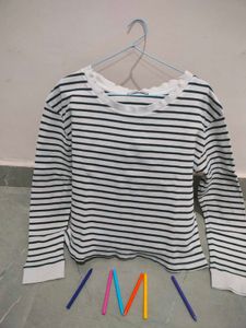 Zara White Tshirt Top