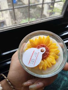 Sented Sunflower Candle