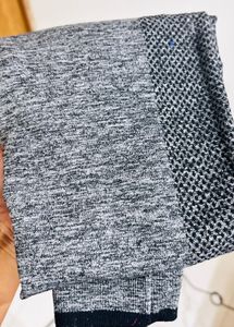Marled Grey & Black Activewear Leggings Yoga Pant