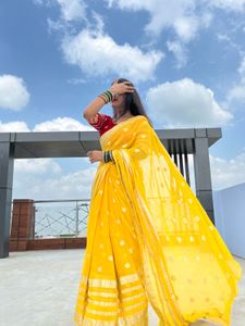 Elegant Yellow Saree