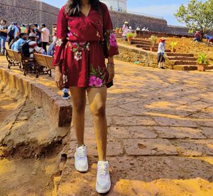 Floral Print Mini Dress