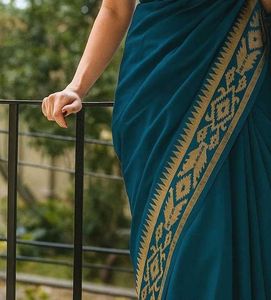 New Lilen Jamdani Saree💫