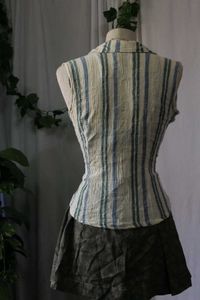 Striped Sleeveless Shirt