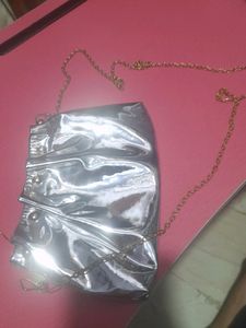 Silver Mini Bag