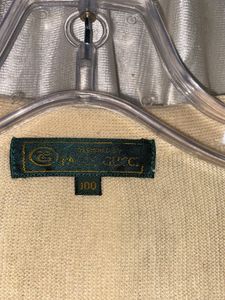 PaoloGucci Cream Cardigan