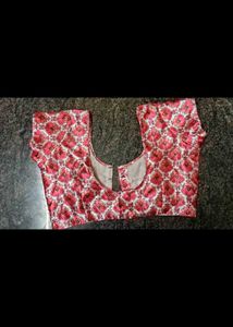 Simple And Beautiful Saree X With Stiches Blowse