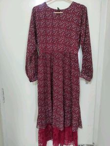 Floral Print Midi Dress