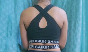 Black Sports Bra