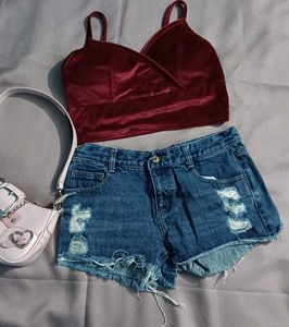 Velvet Bralette Top ❤️