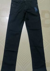 Black Straight-Leg Pants