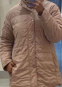 Pink Quilted Puffer Jacket