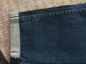 Blue Coloured Rugged jeans