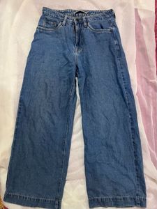 Wide Leg Denim Jeans