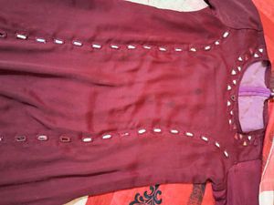 Elegant Maroon Kurta