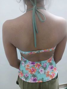 Floral Halter Top