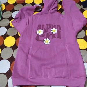 Zipper Jacket With Back Printed