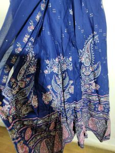 Paisley Print Drape Dress