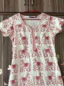 Elephant Print Kurta