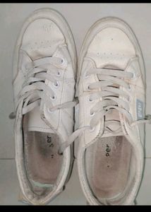 Ginger White Casual Shoes