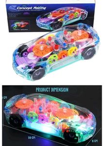 Transparent Gear Car Toy