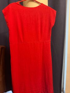 Red Dress With Detailing  In Front ( Sale: 99)