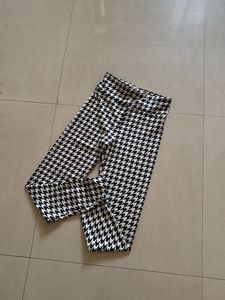 Houndstooth Print Pants