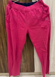 Blue And Pink Casual Sweatpants