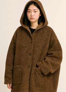 Brown Hooded Coat