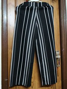 Striped &amp; Polka Dot Palazzo Pants