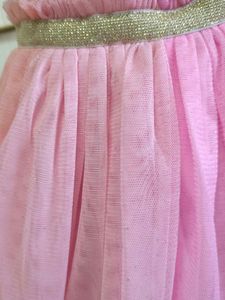 Girl&#39;s Pink Butterfly Tulle Dress