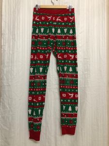 Fammy Jammies Red & Green Leggings