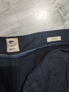 Men&#39;s Dark Blue Chinos