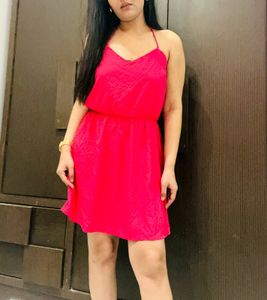 Pink Cute Back Dress