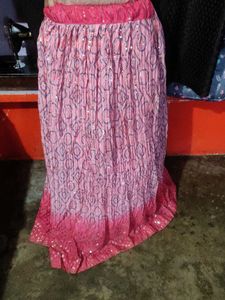 Pink Embellished Lehenga Set