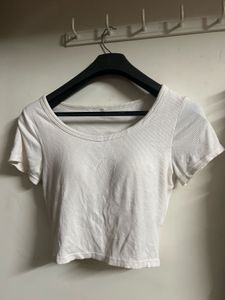Chic White Crop Top