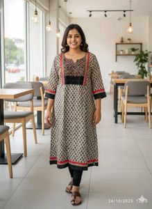 xxl cotton Printed Kurta