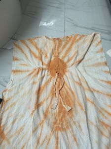 Tie-Dye Kaftan Dress