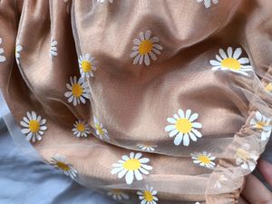 Sunflower Print Top