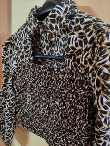 Leopard Print Crop Top