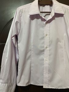Pink Basic Fitted Shirt