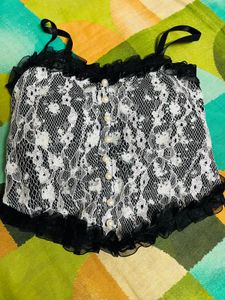 Women Pearl Padded Bralette