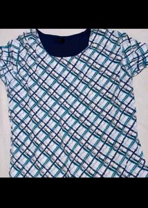 Geometric Print Hi-Lo Dress