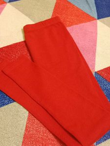 woollen Red Legging