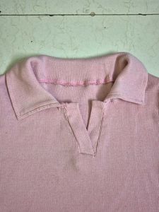 Cute Pink Crop Top Streachable