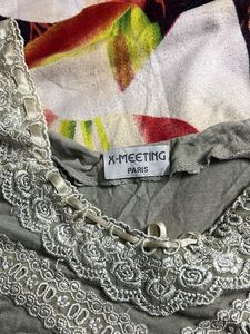 X-Meeting Paris Lace Trim Tank