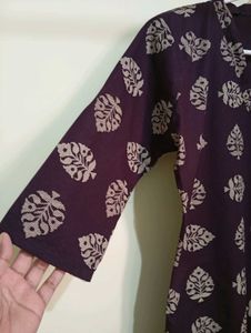 Dark Purple Kurta - New- Never Used