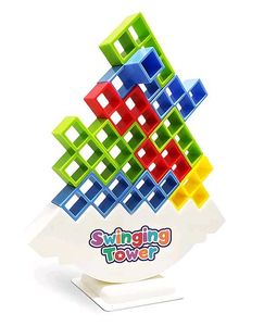 Pack Of 4 Swinging Tower Toy