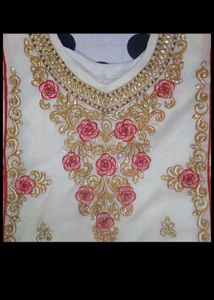 Elegant Floral Print Kurta Set